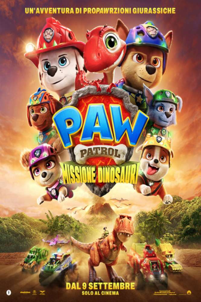 Locandina Paw Patrol - Missione dinosauri